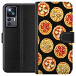 Portemonnee-hoesje voor Xiaomi 12T met Pizza ontwerp Portemonnee-hoesje voor Xiaomi 12T met Pizza ontwerp