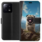 Portemonnee-hoesje voor Xiaomi 13 met Blije Hond ontwerp