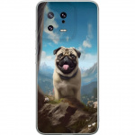 Mobiele hoes voor Xiaomi 13 met Blije Hond ontwerp