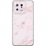 Mobiele hoes voor Xiaomi 13 met Roze Hart ontwerp