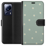 Portemonnee-hoesje voor Xiaomi 13 Lite met Priesterkragen ontwerp