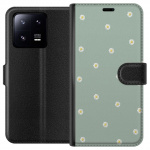 Portemonnee-hoesje voor Xiaomi 13 Pro met Priesterkragen ontwerp