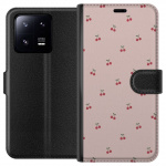 Portemonnee-hoesje voor Xiaomi 13 Pro met Kersen ontwerp