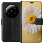 Portemonnee-hoesje voor Xiaomi 13 Ultra met Porseleinbloem ontwerp