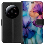 Portemonnee-hoesje voor Xiaomi 13 Ultra met Magische bloemen ontwerp