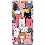 Mobiele hoes voor Xiaomi Mi A2 Lite met Kattenpatroon ontwerp