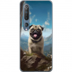 Mobiele hoes voor Xiaomi Mi 10 5G met Blije Hond ontwerp