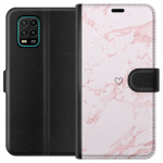 Portemonnee-hoesje voor Xiaomi Mi 10 Lite 5G met Roze Hart ontwerp Portemonnee-hoesje voor Xiaomi Mi 10 Lite 5G met Roze Hart ontwerp