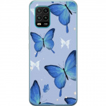 Mobiele hoes voor Xiaomi Mi 10 Lite 5G met Blauwe vlinders ontwerp Mobiele hoes voor Xiaomi Mi 10 Lite 5G met Blauwe vlinders ontwerp