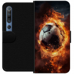 Portemonnee-hoesje voor Xiaomi Mi 10 Pro 5G met Voetbal ontwerp