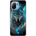 Mobiele hoes voor Xiaomi Mi 11 met Wolf ontwerp