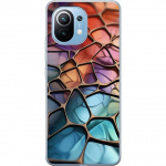 Mobiele hoes voor Xiaomi Mi 11 met Metallic patroon ontwerp