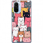 Mobiele hoes voor Xiaomi Mi 11i met Kattenpatroon ontwerp