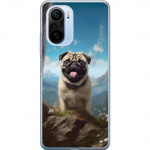 Mobiele hoes voor Xiaomi Mi 11i met Blije Hond ontwerp