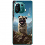 Mobiele hoes voor Xiaomi Mi 11 Pro met Blije Hond ontwerp
