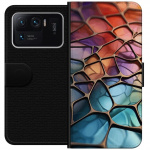 Portemonnee-hoesje voor Xiaomi Mi 11 Ultra met Metallic patroon ontwerp
