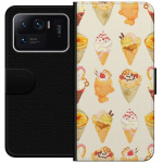 Portemonnee-hoesje voor Xiaomi Mi 11 Ultra met Glasachtig ontwerp