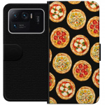 Portemonnee-hoesje voor Xiaomi Mi 11 Ultra met Pizza ontwerp