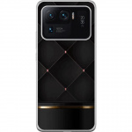 Mobiele hoes voor Xiaomi Mi 11 Ultra met Luxe lijn ontwerp