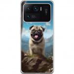 Mobiele hoes voor Xiaomi Mi 11 Ultra met Blije Hond ontwerp