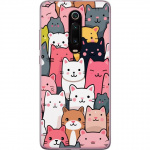 Mobiele hoes voor Xiaomi Mi 9T Pro met Kattenpatroon ontwerp