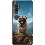 Mobiele hoes voor Xiaomi Mi Note 10 met Blije Hond ontwerp