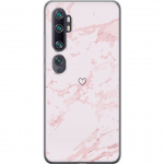Mobiele hoes voor Xiaomi Mi Note 10 met Roze Hart ontwerp