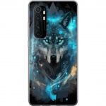 Mobiele hoes voor Xiaomi Mi Note 10 Lite met Wolf ontwerp