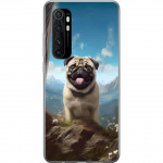 Mobiele hoes voor Xiaomi Mi Note 10 Lite met Blije Hond ontwerp