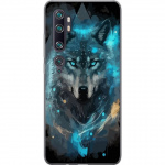 Mobiele hoes voor Xiaomi Mi Note 10 Pro met Wolf ontwerp