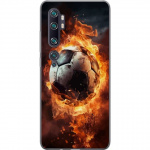 Mobiele hoes voor Xiaomi Mi Note 10 Pro met Voetbal ontwerp