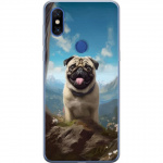 Mobiele hoes voor Xiaomi Mi Mix 3 met Blije Hond ontwerp