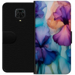 Portemonnee-hoesje voor Xiaomi Redmi Note 9 Pro met Magische bloemen ontwerp