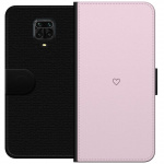 Portemonnee-hoesje voor Xiaomi Redmi Note 9 Pro met Hart ontwerp