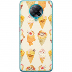 Mobiele hoes voor Xiaomi Poco F2 Pro met Glasachtig ontwerp