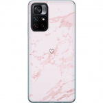 Mobiele hoes voor Xiaomi Poco M4 Pro 5G met Roze Hart ontwerp Mobiele hoes voor Xiaomi Poco M4 Pro 5G met Roze Hart ontwerp