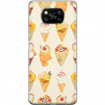 Mobiele hoes voor Xiaomi Poco X3 NFC met Glasachtig ontwerp