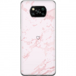 Mobiele hoes voor Xiaomi Poco X3 NFC met Roze Hart ontwerp Mobiele hoes voor Xiaomi Poco X3 NFC met Roze Hart ontwerp