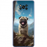 Mobiele hoes voor Xiaomi Poco X3 Pro met Blije Hond ontwerp Mobiele hoes voor Xiaomi Poco X3 Pro met Blije Hond ontwerp