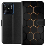 Portemonnee-hoesje voor Xiaomi Redmi 10C met Luxe Patroon ontwerp