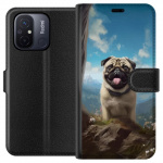 Portemonnee-hoesje voor Xiaomi Redmi 12C met Blije Hond ontwerp Portemonnee-hoesje voor Xiaomi Redmi 12C met Blije Hond ontwerp