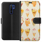 Portemonnee-hoesje voor Xiaomi Redmi 9 met Glasachtig ontwerp