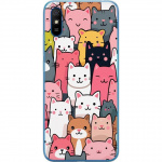 Mobiele hoes voor Xiaomi Redmi 9A met Kattenpatroon ontwerp