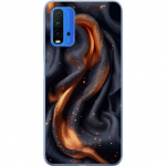 Mobiele hoes voor Xiaomi Redmi 9T met Vurig zijde ontwerp
