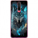 Mobiele hoes voor Xiaomi Redmi K30 met Wolf ontwerp
