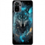 Mobiele hoes voor Xiaomi Redmi Note 10 met Wolf ontwerp