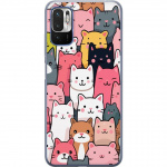 Mobiele hoes voor Xiaomi Redmi Note 10 5G met Kattenpatroon ontwerp Mobiele hoes voor Xiaomi Redmi Note 10 5G met Kattenpatroon ontwerp