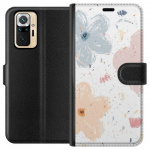 Portemonnee-hoesje voor Xiaomi Redmi Note 10 Pro met Bloemen ontwerp Portemonnee-hoesje voor Xiaomi Redmi Note 10 Pro met Bloemen ontwerp