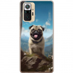 Mobiele hoes voor Xiaomi Redmi Note 10 Pro met Blije Hond ontwerp Mobiele hoes voor Xiaomi Redmi Note 10 Pro met Blije Hond ontwerp