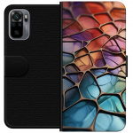 Portemonnee-hoesje voor Xiaomi Redmi Note 10S met Metallic patroon ontwerp